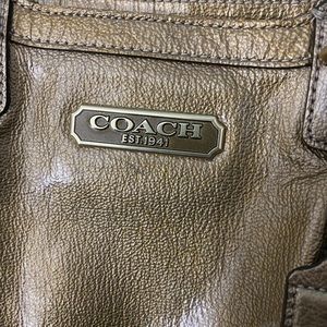 Mint gold coach purse